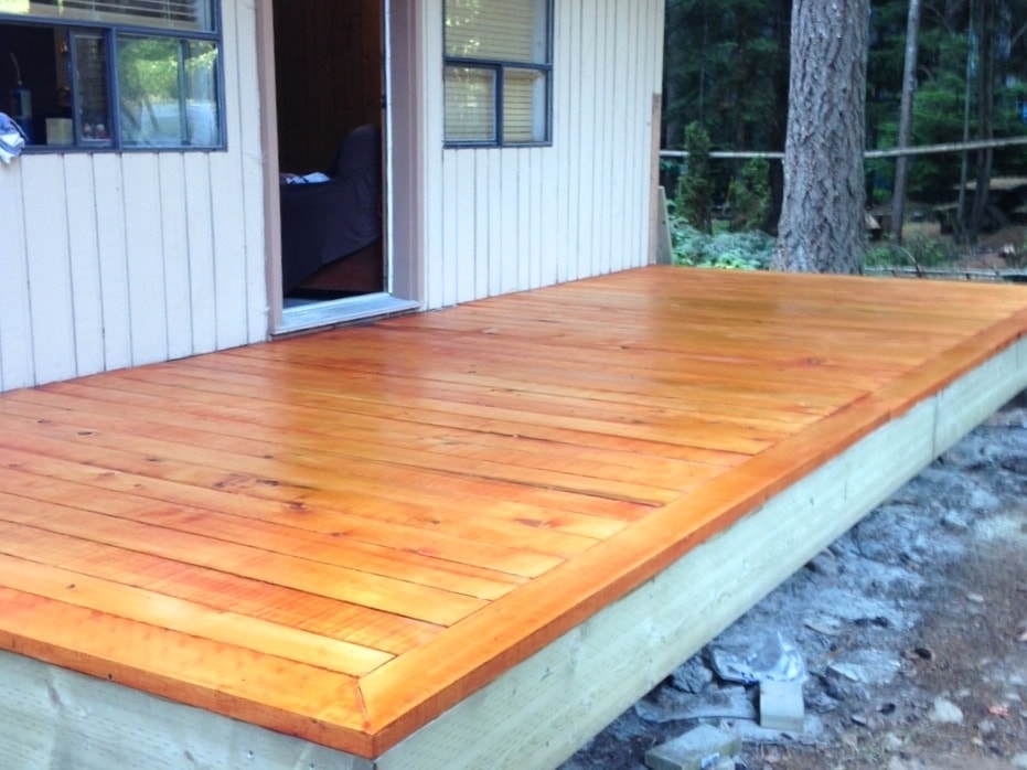 Yellow Cedar Deck