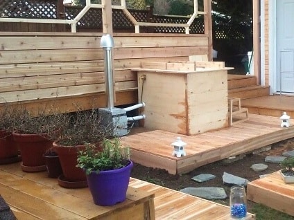 Yellow Cedar Ofuro tub