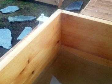 Yellow Cedar Ofuro tub
